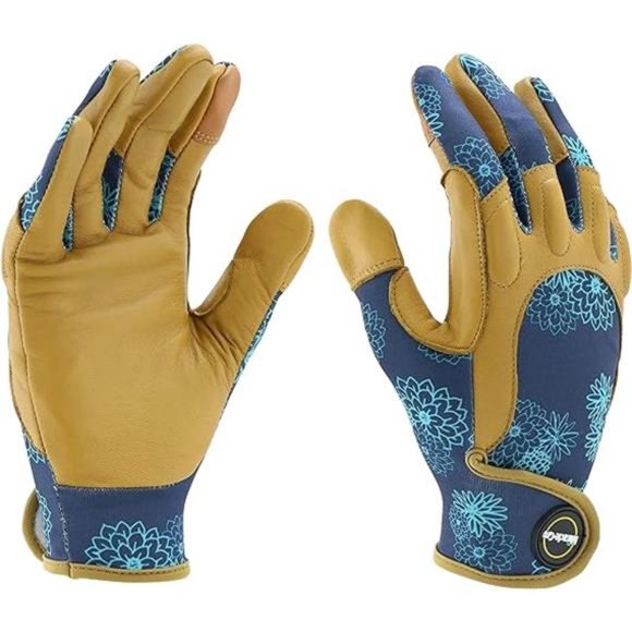 Miracle-Gro Premium Goatskin Padded Palm Gloves - Picture 1 of 5